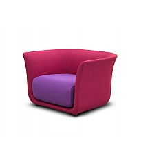 Suave lounge armchair